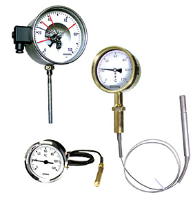 Gas Actuated Thermometers