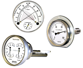 Hygrometer in verschiedenen Ausführungen